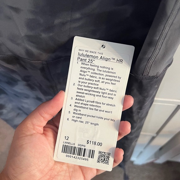 Lululemon Align High-Rise Pant 25” SIZE:12 - Picture 2 of 6